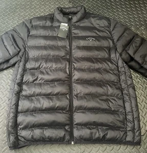 Callaway Golf Full Zip Light Weight Puffer Peacoat Jacket Black Men’s Size XL - Bild 1 von 6