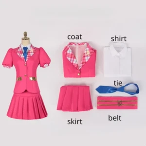 Movie Barbiee Cosplay Costume Halloween Princess Dress Delancy Wen COS Outfit Wo - Picture 1 of 14