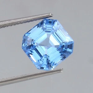 Piedra preciosa suelta de espinela azul ceilán impecable grado AAA 7x7 mm - Imagen 1 de 4