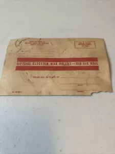WWII Official Election War Ballot post card - Picture 1 of 8