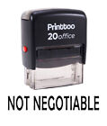 Printtoo Self Inking Rubber Stamp NOT NEGOTIABLE Office Stationary Stamp-PRSS193