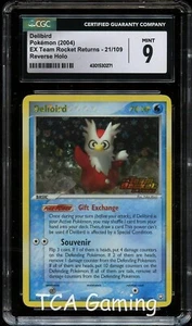 CGC 9 IN PERFETTE CONDIZIONI Delibird 21/109 EX Team Rocket Returns REVERSE HOLO Carta Pokemon 271 - Foto 1 di 3