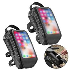 Mountain Bike Front Bag Waterproof Touch Screen Saddle Bag for All Weather
