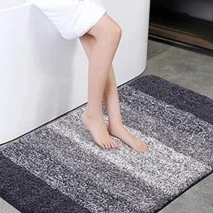 KMAT Bathroom Rug Microfiber Bath Mat 32"(W) x 47"(L),Luxury Soft Shaggy Shower - Picture 1 of 6