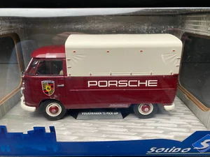 Volkswagen T1 Pick-Up assistenza Porsche Solido 1/18 - Foto 1 di 1