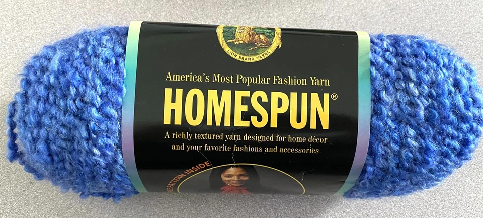 Lion Brand Homespun Yarn Chunky # 5 Bulky solids heathers acrylic polyester - Image 1 of 1
