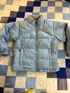 Youth XS The North Face Down Sierra Nuptse Jacket Vintage Nuptse Clean SOFT WARM - Picture 1 of 3