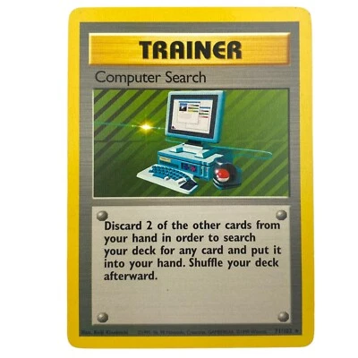 Pokemon Game #71 Computer Search 1999 Wotc - Image 1 of 4