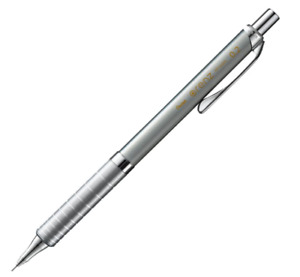 Pentel Mechanical Pencil Orens Metal Grip XPP1002G-Z 0.2 Silver New