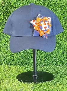 Berretto da ballo donna Houston ASTROS con accento floreale fatto a mano regolabile go stros! - Foto 1 di 8