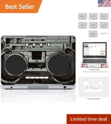 Vinyl Skin Cover for 17.3 Inch Laptops - Waterproof and Ergonomic Wrist Support - Image 1 of 4