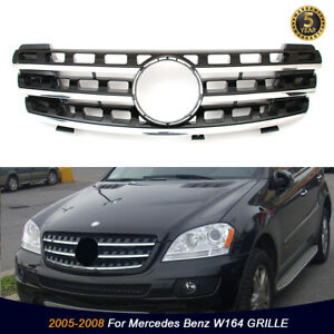 AMG Style Front Grille Grill Fit Mercedes W164 2005-2008 ML500 ML350 ML63AMG ML