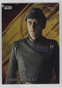 2018 Topps Finest Star Wars Gold Refractor 34/50 Admiral Piett #5 13iq