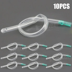 10 PIEZAS Catéter Rectal Desechable Silicona Cabeza Enema Recto Tubo de Drenaje Al Ras - Imagen 1 de 12