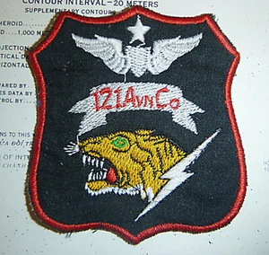 SOC TRANG TIGERS - Patch - US ARMY 121st ASSAULT HELICOPTER - Vietnam War - 048 - Bild 1 von 2