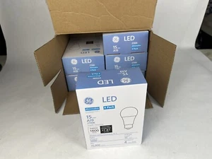 Case 6 GE LED Warm Light Bulb 4-packs 1600 Lumens A19 15 watt 100 Watt Replace - Picture 1 of 12