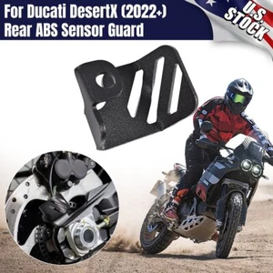 For Ducati Desert X 2022 2023 Motorcycle Rear ABS Sensor Guard Cover Protector - Picture 1 of 11
