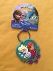 Disney Frozen PVC Figural Key Ring: "Queen Elsa & Anna" new