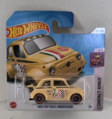 HotWheels '60 FIAT 500D MODIFICADO 2024 117/250 Mattel - Immagine 1 di 2