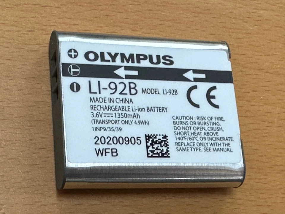 Batería Olympus LI-92B para cámaras TG Foto 1 de 1