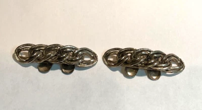 Pinzas para zapatos Musi vintage de eslabones de cadena en tono dorado Foto 1 de 4