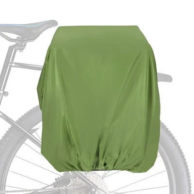 100L Bicycle Rear Rack Rain Cover Waterproof Bike Rain Cover, L, Deep Green - Image 1 of 4