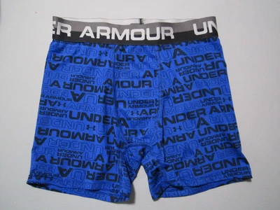 Under Armour, Heatgear, niños, boxer mediano juvenil, azul, NUEVO Foto 1 de 3