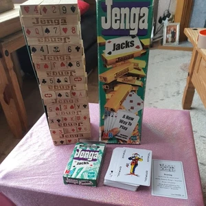 Jenga Jacks Rare Jenga Version **100% COMPLETE** 2000 mb games hasbro - Picture 1 of 8