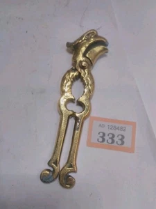 Parrot Bird  Brass Nut Crackers - Picture 1 of 3