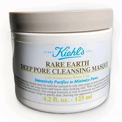 NEW Kiehl’s Rare Earth Deep Pore Minimizing Clay Mask 4.2 oz – Full Size - Image 1 of 4
