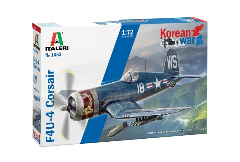 VOUGHT F4U-4 CORSAIR "Korean War" (4 Décos) - ITALERI 1/72 PLASTIC KIT - Photo 1/1