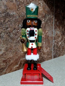 NEW - Countdown To Christmas Joyland Wooden Nutcracker Soldier 14"H - Picture 1 of 6
