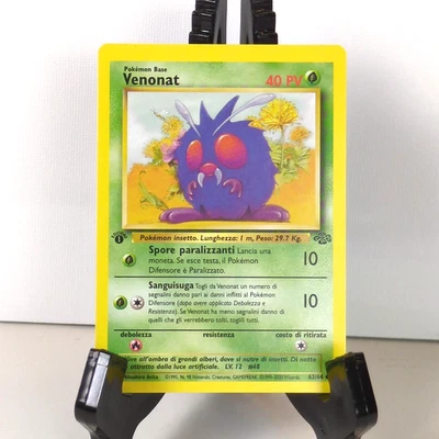 Pokemon  Venonat 63/64 - ITALIAN 1st Edition Jungle Set - Never Played NM/M - Image 1 of 3