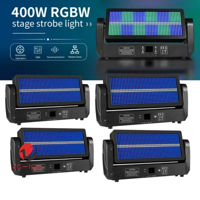 4PCS 300W Moving Head Led Strobe Light 960 LEDS RGBW Wash Stage Flash Dj Light - Image 1 of 4