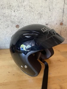 VINTAGE HJC CL-31 MOTORCYLE HELMET SIZE XXS Black Snell Aproved Dot - Picture 1 of 9