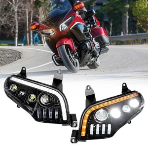 Faros LED H/L Beam intermitentes para Honda GoldWing GL1800 2001-2017 - Imagen 1 de 12