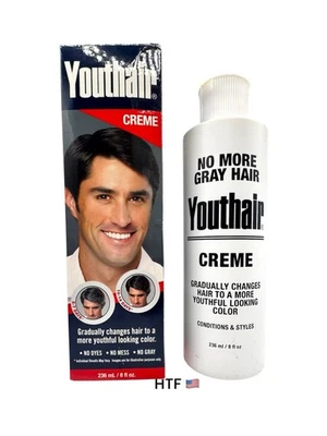 Youthair ORIGINAL FORMULA Creme Compare To Original Grecian Formula No Gray 8oz - Image 1 of 4