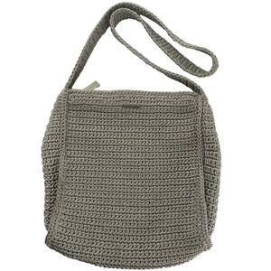 Bolso de Hombro Boho Pequeño Beige The Sak Años 90 De Colección Diseño Tejido Crochet - Imagen 1 de 19