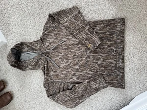 Gamehide Mossy Oak Bottomland Camo Hoodie – RARE Sleeve Logo Embroidery – Size L - Picture 1 of 4