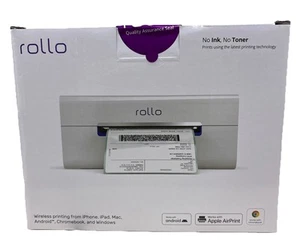 Imprimante d'étiquettes d'expédition sans fil Rollo - Imprimante d'étiquettes thermique Wi-Fi 4x6 - Photo 1/3