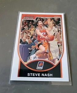STEVE NASH NBA CARD TOPPS BOWMAN CHROME 2007-08 # 13 SUNS MAVERICKS  - Bild 1 von 6