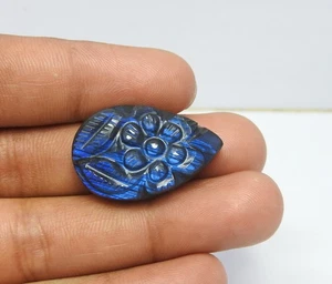 Hermosa joyería de cabujón pera piedras preciosas de labradorita tallada de 30,00 quilates 17x27x7 mm - Imagen 1 de 6