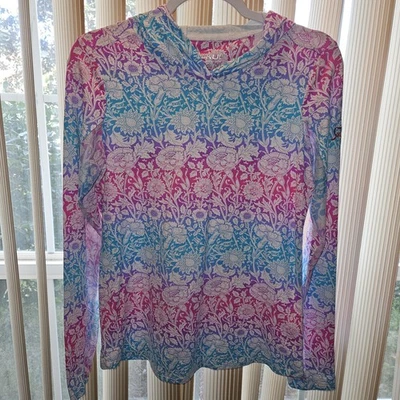 IBKÜL Mediano Jesse Estampado Manga Larga UPF-50 Icefil Teck Ropa Deportiva Prenda para el torso con Capucha Foto 1 de 4