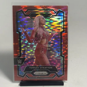 Tiffany Stratton 2024 Panini Prizm WWE #115 Red Pulsar Prizm # /399 NM Card HTF - Picture 1 of 8