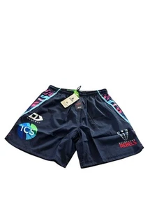 Melbourne Rebels Rugby Men’s Shorts Size L Blue Rugby Union Player Dynasty BNWT - Picture 1 of 5