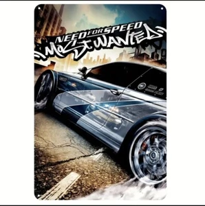 Need For Speed Most Wanted- Stylisches Metallschild, Hohe Qualität - Bild 1 von 2