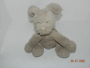 Jellycat Bunny Beige Taupe Plush Bunny Rabbit Stuffed Animal Sitting Ears Up - Picture 1 of 4