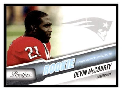 Devin McCourty 2010 Panini Prestige 232  SN999  Draft Picks Light Blue - Image 1 of 2