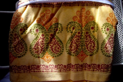 Новый с Ярлыками компания C кровать юбка 100% хлопок бархат богемный индийский этнический полный оригинал $300 - Изображение 1 из 4