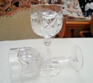 Vintage 2er Set Kristall Germany Gläser Kelche 1961-1980 Höhe 16,5 cm - Bild 1 von 7
